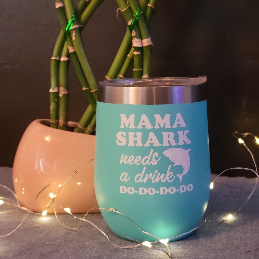 Mama Shark Insulated Cup🦈❤